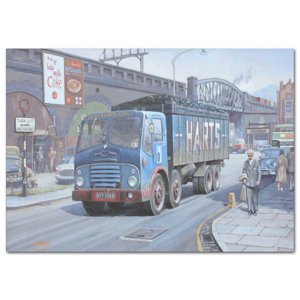 Lorry Poster #19 - Harts Moving Coal